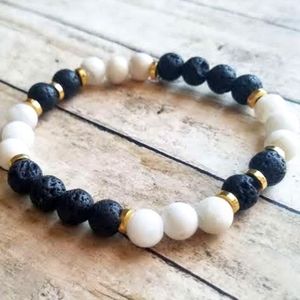 8" Moonstone Diffuser Bracelet